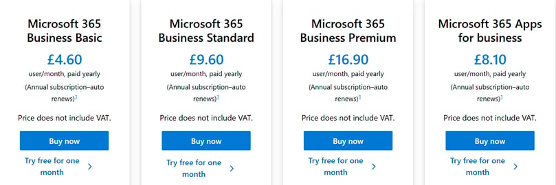 Microsoft 365 for Small Businesses